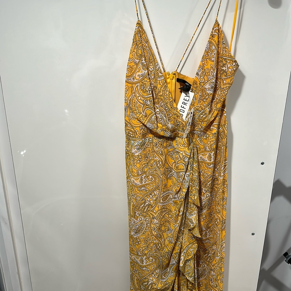 JAY GODFREY Paisley Print Gold Fusion Size 8